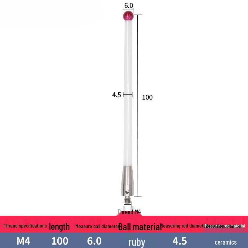 Керамический стержневой контактный датчик M4 - Jewel A-5000-3709/372