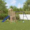 VidaXL Outdoor Playground Solid Pine Wood, Play Set, Wooden Play Set, Playground Set 3155894