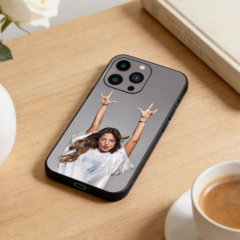 Чехол для телефона Emilia Mernes для iPhone 16,15,14,13,12,17,Pro Max,Plus Силиконовый Черный Чехол