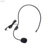 3.5mm Plug Guide Lecture Speech Headset Mic Voice Amplifier Portable Wired Microphone Lightweight Over Head for Teaching Meeting