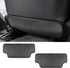 Fucaten Carbon Seat Back Mats and Kick Guards for Driver and Passenger Seats of for Toyota RAV4 Harrier Prado Corolla Prius 60 Raize and Sienta