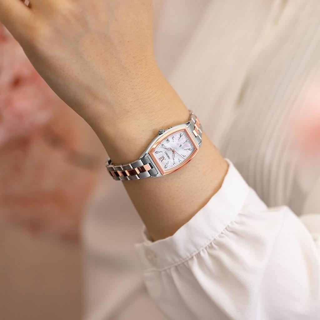 Rukia 2025 SAKURA Blooming Limited Edition SSQW088 Silver Pink Gold [Часы Seiko] Женские и