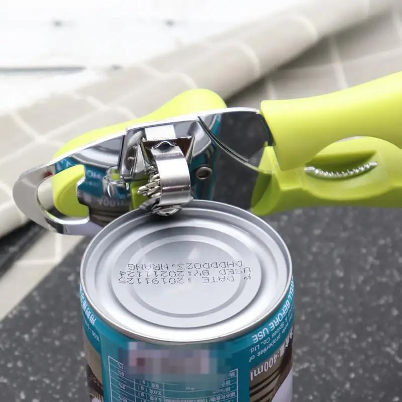 Ручная открывалка для банок 4 в 1 Многофункциональная откручивающаяся крышка Открывалка для бутылок Кухонный бытовой инструмент Домашние гаджеты Аксессуары