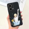 For Motorola Moto G85 Funda Coque 2025 Women New Fashion Pattern Soft Luxury Liquid Silicone Bumper Shell Slim Phone Case Cover