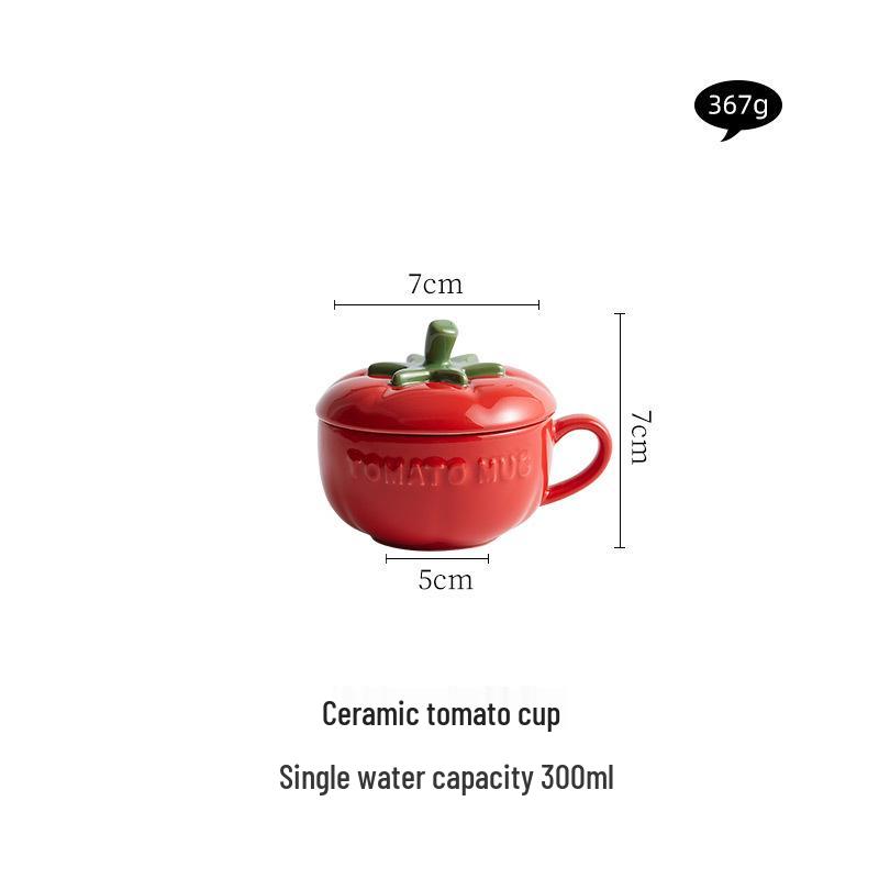 Очаровательный керамический набор кружек с тыквами, с крышкой и ложкой, для студентов