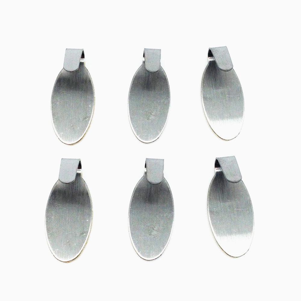 MIT 6 шт. Самоклеящийся крючок из нержавеющей стали для ванной комнаты, вешалка для полотенец на стену