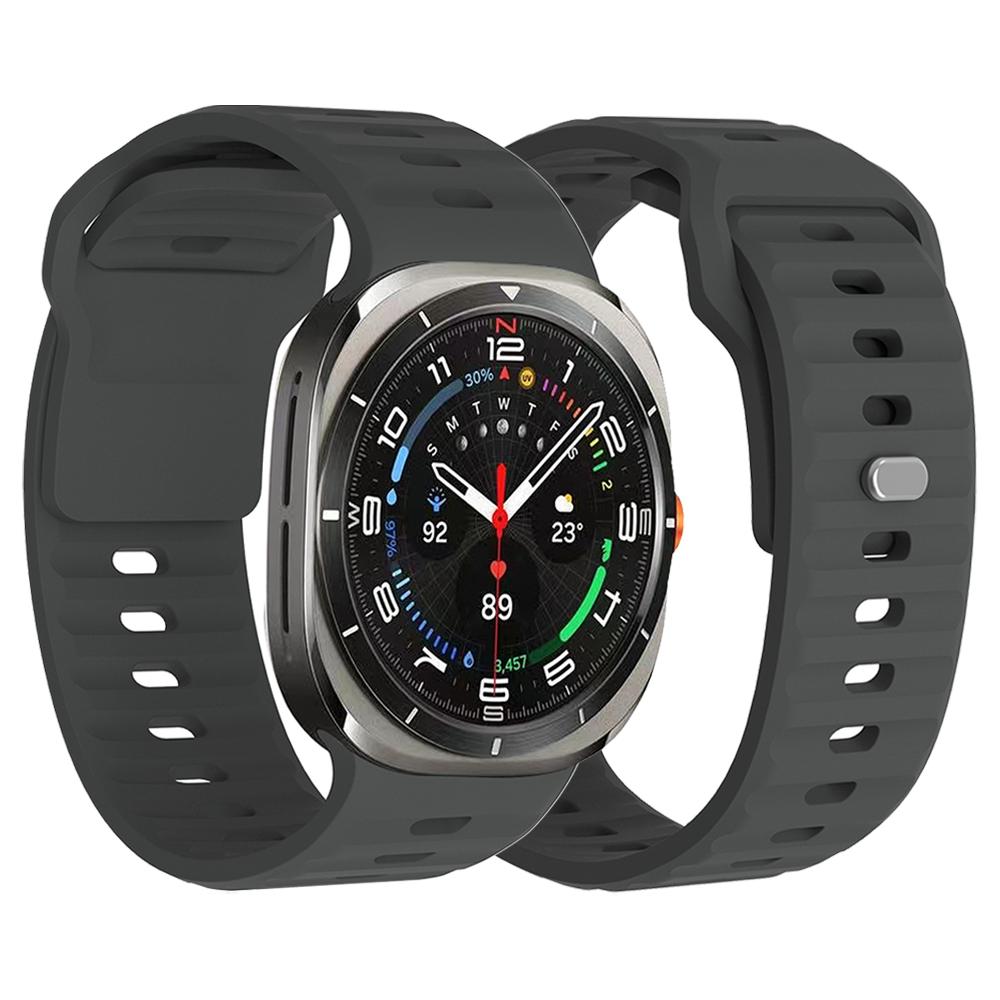 Спортивный мягкий силиконовый ремешок для Samsung Galaxy Watch Ultra Браслет для Galaxy Watch Ultra 47 мм Аксессуары для ремешка часов