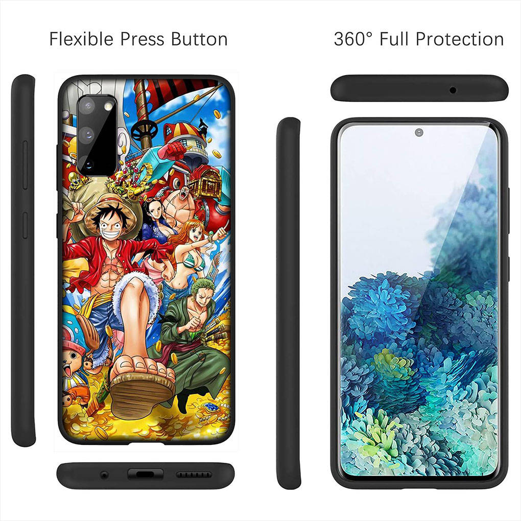 Чехол для iPhone 15 14 Xiaomi Redmi Note 13 12 11 Pro Max X 8 9 XR Samsung Galaxy S24 S23 A05 OPPO A15 Huawei One Piece Luffy Portgas D Ace Phone Case