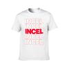 Incel Сумка для благодарности Текст Футболка мужская футболка плотный хлопок футболки для мужчины хлопок смешная футболка
