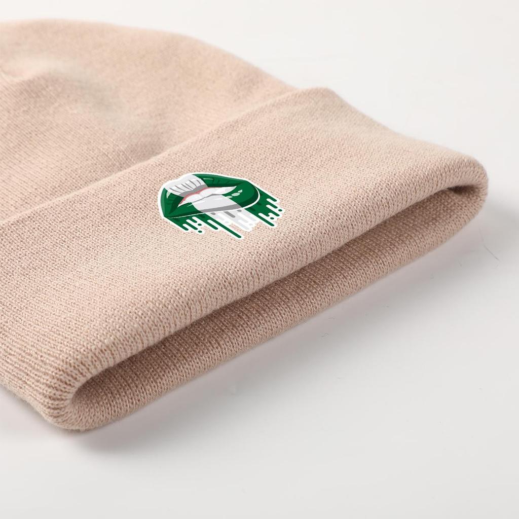 Теплая вязаная шапка с флагом Нигерии, патриотическая женская шапка, объемная теплая повседневная шапка с помпоном, вязаная шапка, шапка