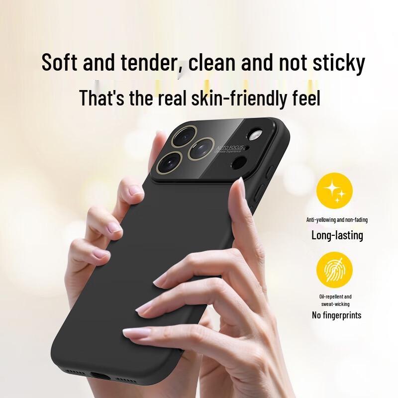 GURRS Тонкий чехол для телефона из жидкого силикона для серии iPhone 17