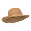 Womens/Ladies Straw Packable Sun Hat