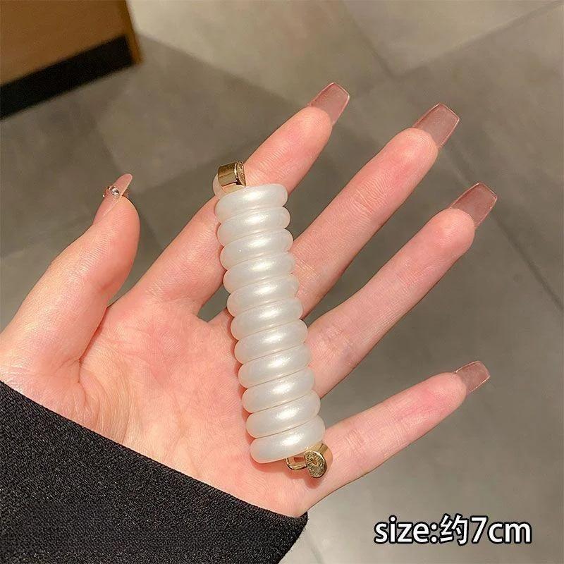 Новые резинки для волос «конский хвост» резинки для волос резинки для волос телефонные провода аксессуары для волос модные повязки для волос женские головные уборы