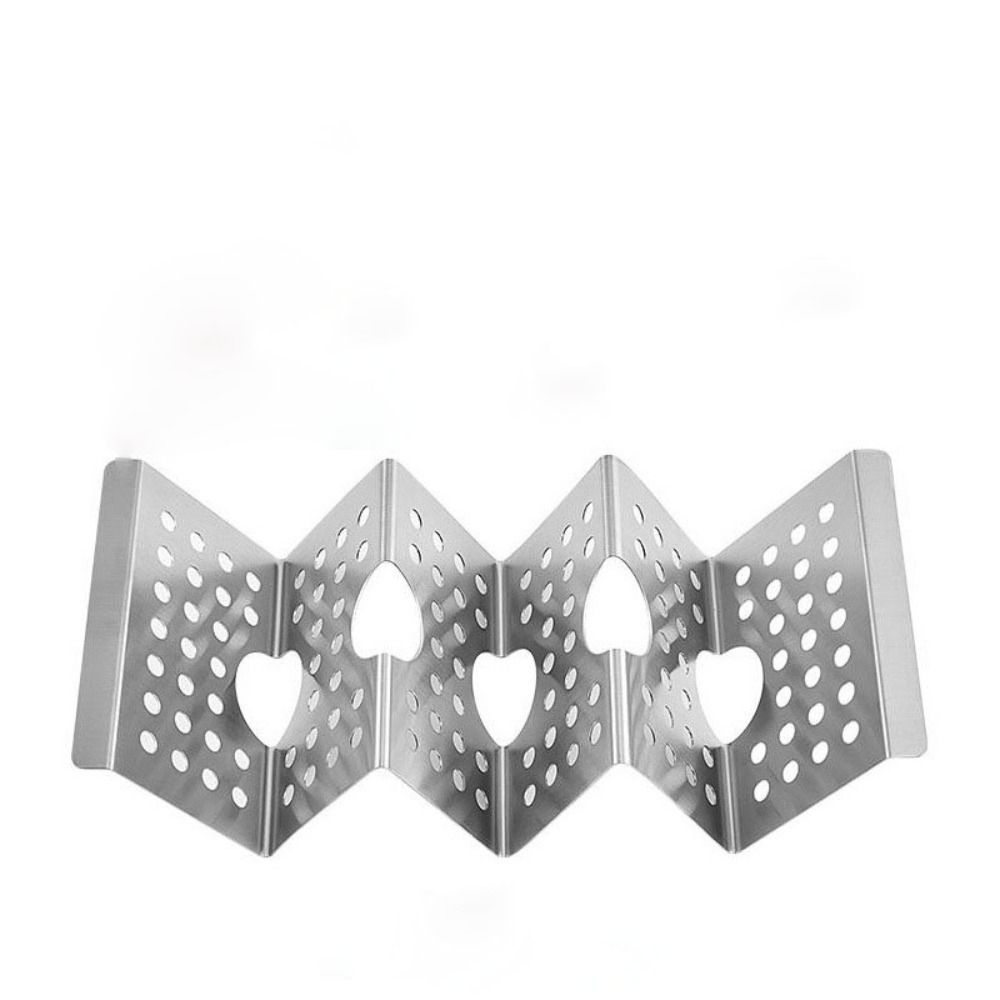 Stainless Steel Taco Holder 2/3 Grids Taco Shell Stand Portable Taco Plate Kitchen