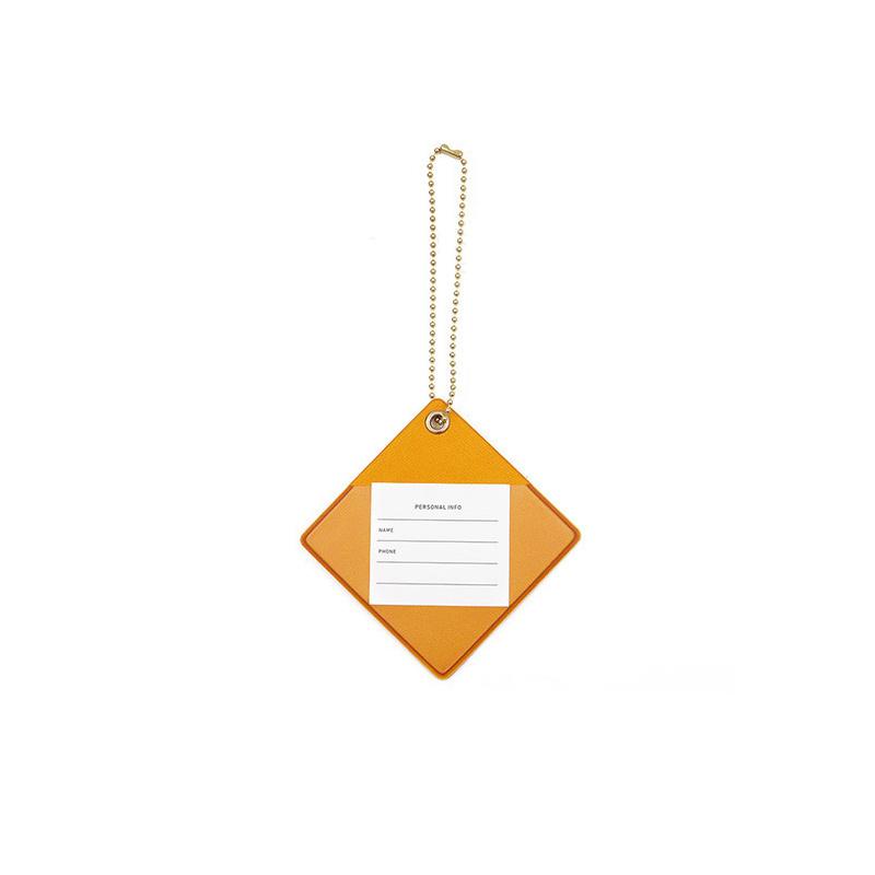 1 шт. Разноцветная квадратная ПУ багажная бирка – Бирка для регистрации багажа, Цепочка, Информационная бирка для посадочных талонов