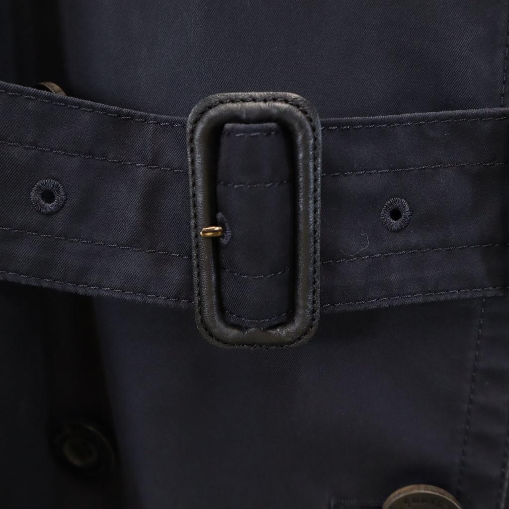 Aquascutum LONDON сделано в Японии тренч 8 темно-синий Женский Б/у