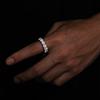 5mm D Color Moissanite Row Ring 925 Silver Diamond Wedding Band Rings For Women Certified Fine Jewelry Gift Houtros