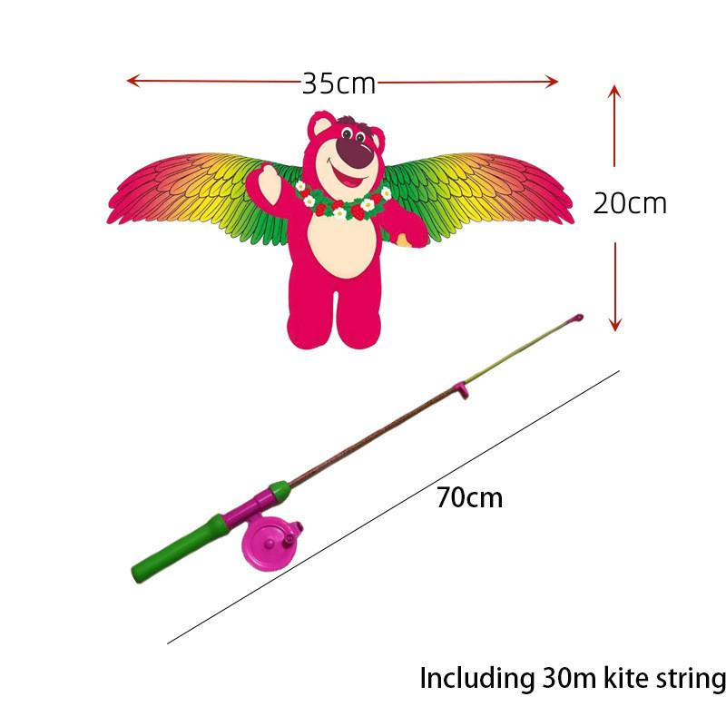 Техника изготовления воздушных змеев Вэйфан 35 см Динамичный Змей «Замороженная акула» Для детей
