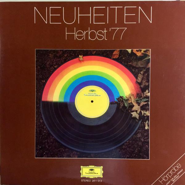 Виниловая пластинка РАЗЛИЧНЫЕ Новинки Осень 77 2811013 Deutsche Grammo 1977 Германия Классическая Б/у