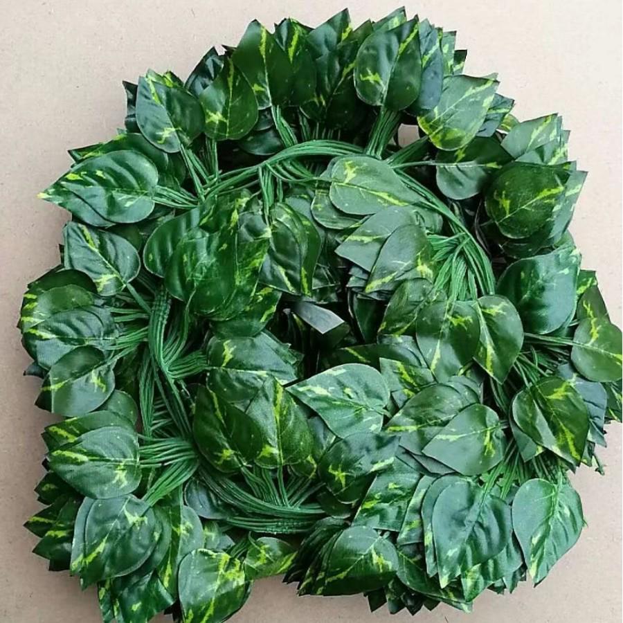 Искусственные листья ротанга и украшение из плюща