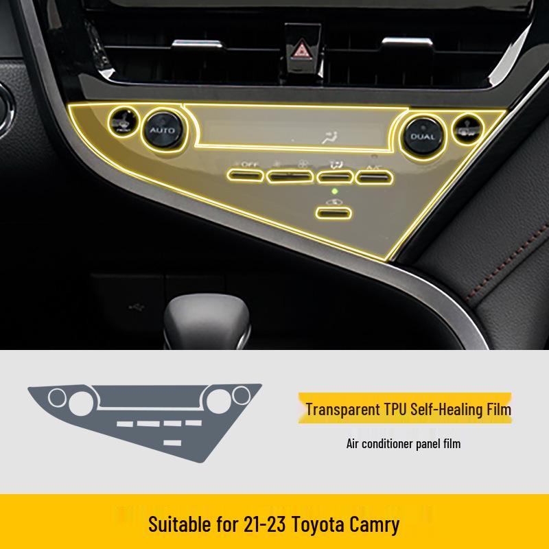 Защитная пленка из ТПУ для экрана центральной консоли Toyota Camry 18-25