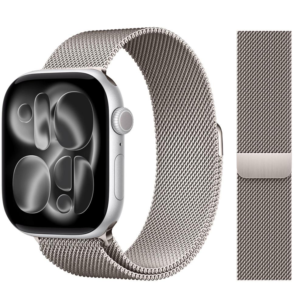 Миланская петля для ремешков Apple Watch 44 мм 46 мм 40 мм 45 мм 41 мм 42 мм браслеты iWatch серия 10 11 se 7 8 9 ultra 2 3