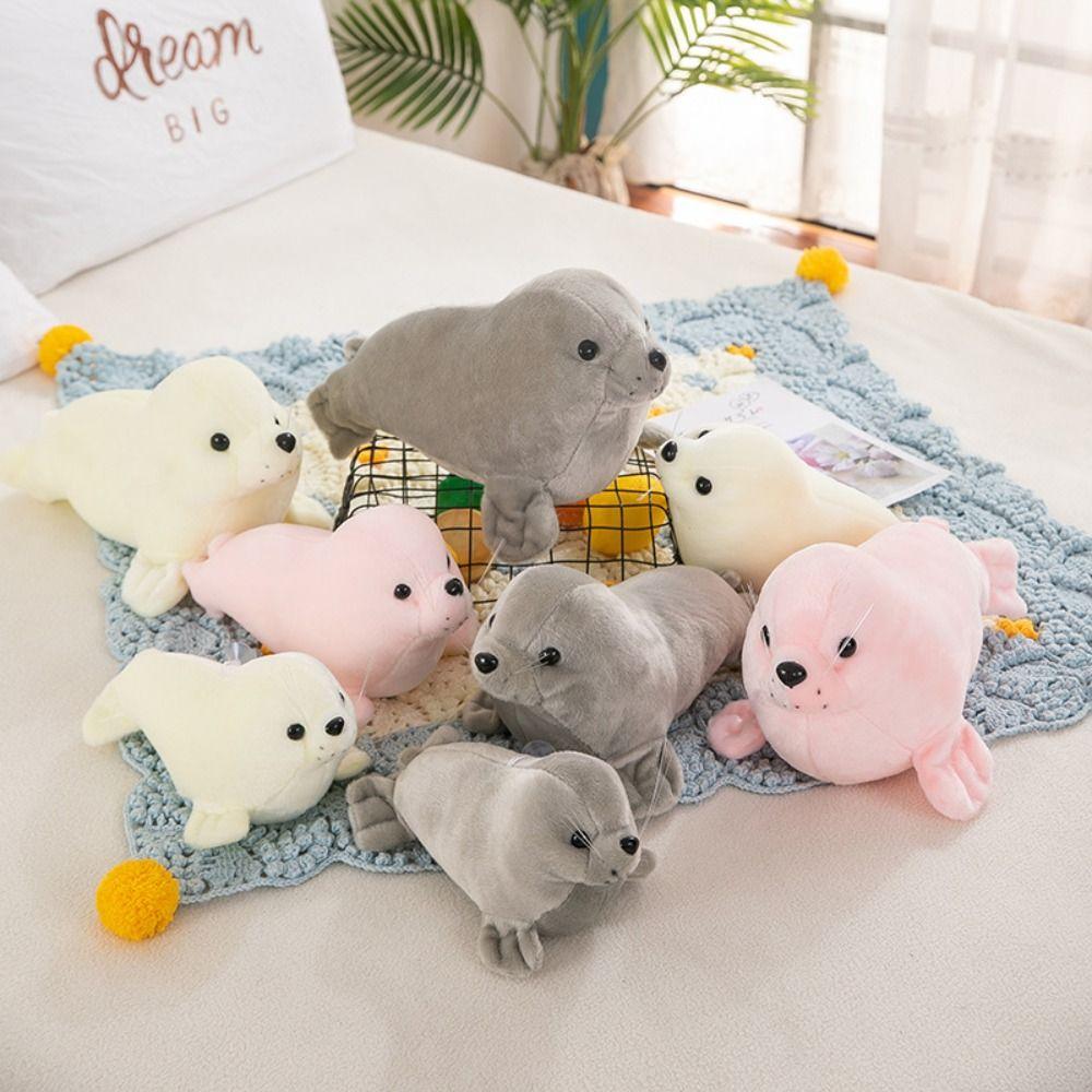Animal Pillow Seal Plush Stuffed Toy Soft Sea Lion Plushie Fashion Sea Dog Doll Aquarium
