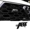3D металлический логотип ABT, передняя решетка, боковое крыло, значок, багажник, багажник, эмблема, наклейка на автомобиль для Golf Passat Jetta Touareg Tiguan Polo A3 A4 A5 A6 Q3 Q5 Q7 TT