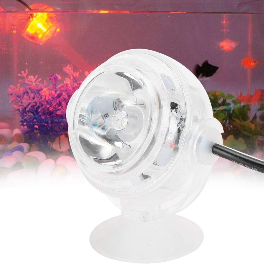Plastic Fish Spot Light 1W LED Aquarium Lamp Durable Aquarium Lamp  For Pond