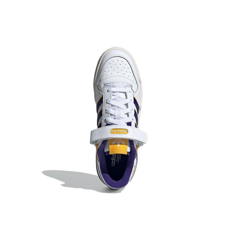 Adidas Оригинальные кроссовки Originals Forum 84 Low Champions 'Бело-фиолетово-желтые' Женские GZ7180