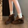 Балетки Женские Ботильоны Замшевые Повседневные Дизайнерские Туфли Зима 2025 Платье Для Ходьбы Челси Бренд Zapatillas De Mujer