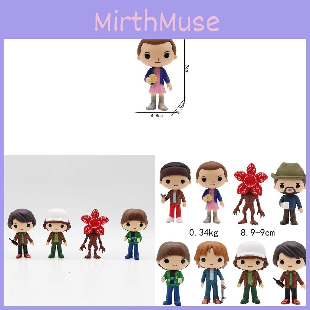 Stranger Things 5 Pvc Figure Set With Movable Heads For Collectors And Fans