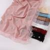 Lace Muslim Shawls Nail Pearl Hui Ethnic Scarf Comfortable Bow Muslim Hijab  Daily
