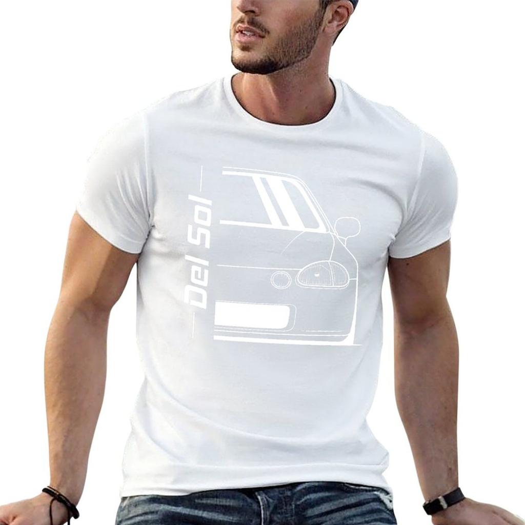 Front Jdm Style Del Sol Tshirt Cotton T Shirts Unisex 100 Unisex T Shirt Heavy Cotton T Shirt Unisex Casual Tshirt
