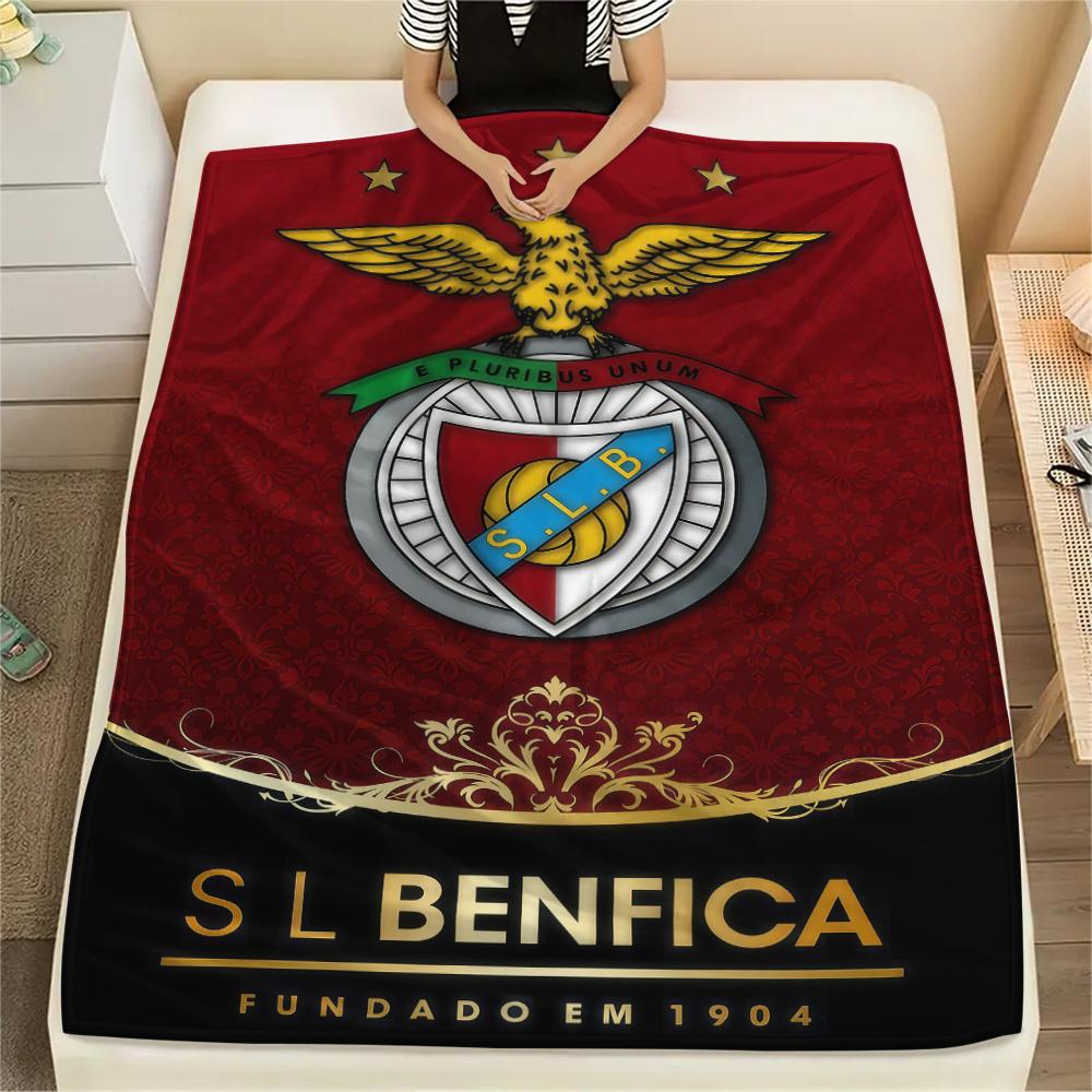 S.L. Benfica  POSTER  FlAannel Blanket, High quality Comfortable for All Seasons, Home Decor, Warmth and Comfort