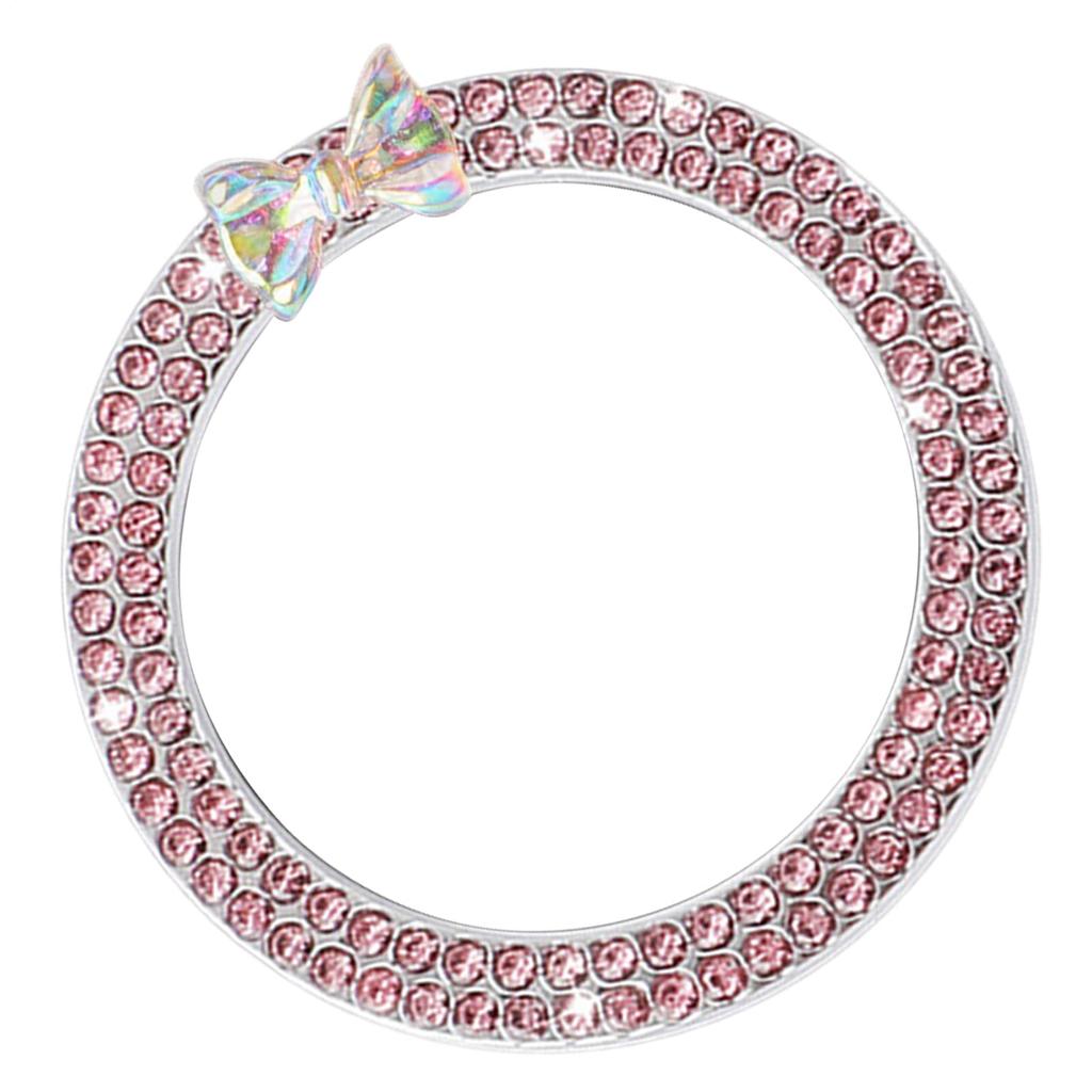 Кольцо-декор со стразами для кнопки старт-стоп двигателя автомобиля, Кольцо для кнопки пуска автомобиля, Кнопка пуска