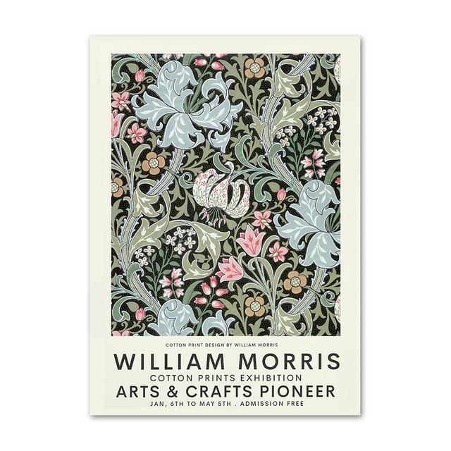 William Morris Nature Plant Flower Garden Wall Art Canvas Painting Nordic Posters And Prints Wall Pictures For Living Room Decor