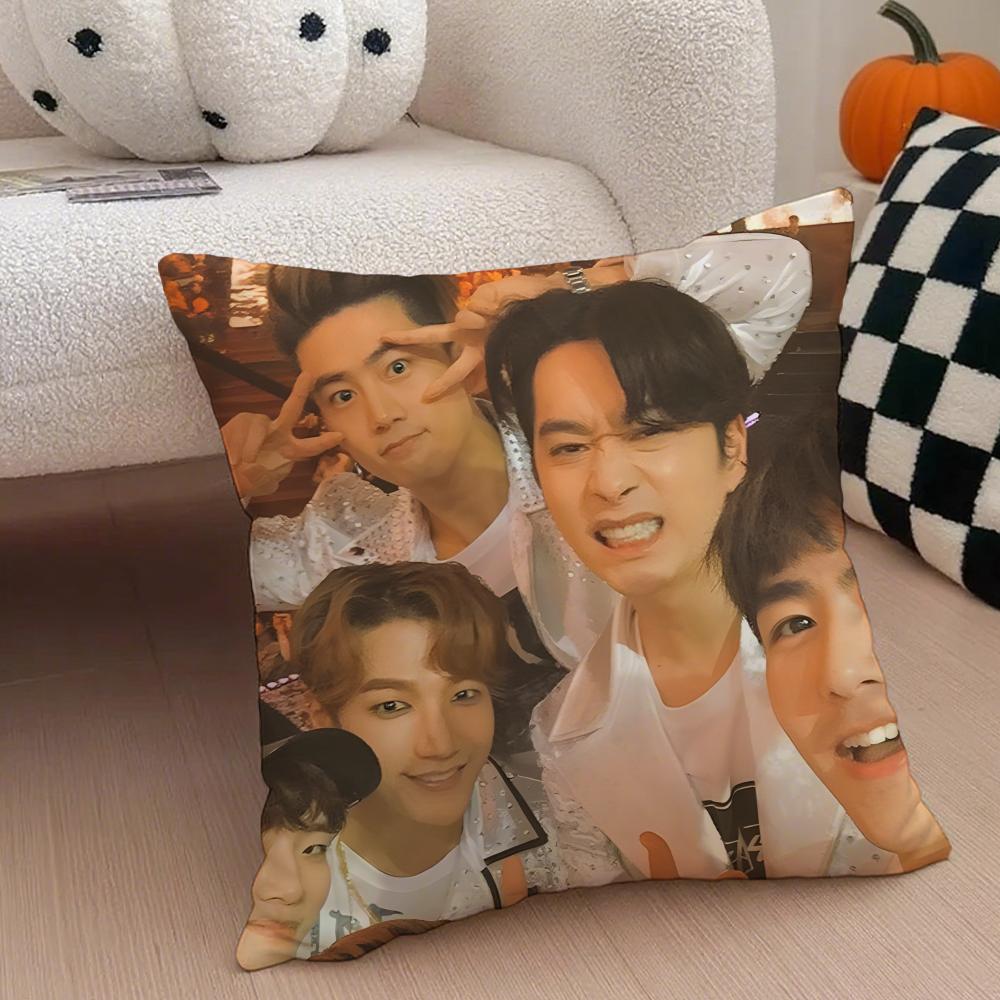 PM Cushion Cover Throw Pillow Cover Hidden Button Durable Polyester Chair Cushion