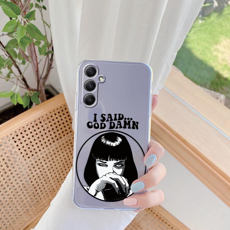 Мягкий прозрачный силиконовый чехол Comic Girl для Xiaomi Redmi Note 13 Pro 13C Samsung A35 A55 M35 S24 Huawei Honor 200 iPhone Camera Защитный противоударный чехол