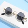 Colorful Circle Shades Punk Eyewear Vintage Hippie Sun Glasses  for Women & Men