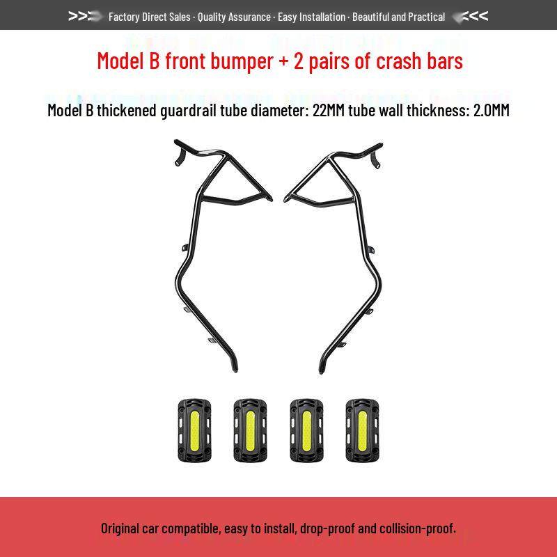 Compatible Accessories for Honda NS150XC: Front & Rear Bumpers, Exhaust & Radiator Covers