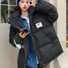 Пуховая хлопковая подкладка женская 2024 зимняя новая утолщенная одежда из хлеба хлопковые подкладки куртки свободные маленькие хлопковые подкладки куртки модные