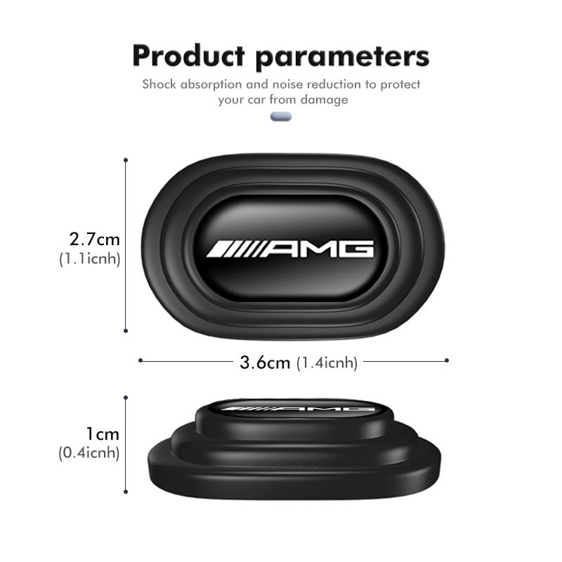 KMLD4 For Mercedes Benz Car Door Shock-proof Pad Cushion Buffer Auto Door Anti-collision Silicone Sticker AMG W204 W205 W203 W211 W201
