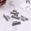 5Pcs Usb 3.1 Type C Socket With Screw Fixing Plate Type-C Usb Jack 3.1 Type-C 2Pin 4Pin Female Connector Jack Charging Port