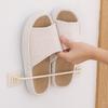 Shoe Rack Foldable Bathroom Slipper Rack Wall Mounted Punch-free Easy Access And Space Saving Shoe Organizer