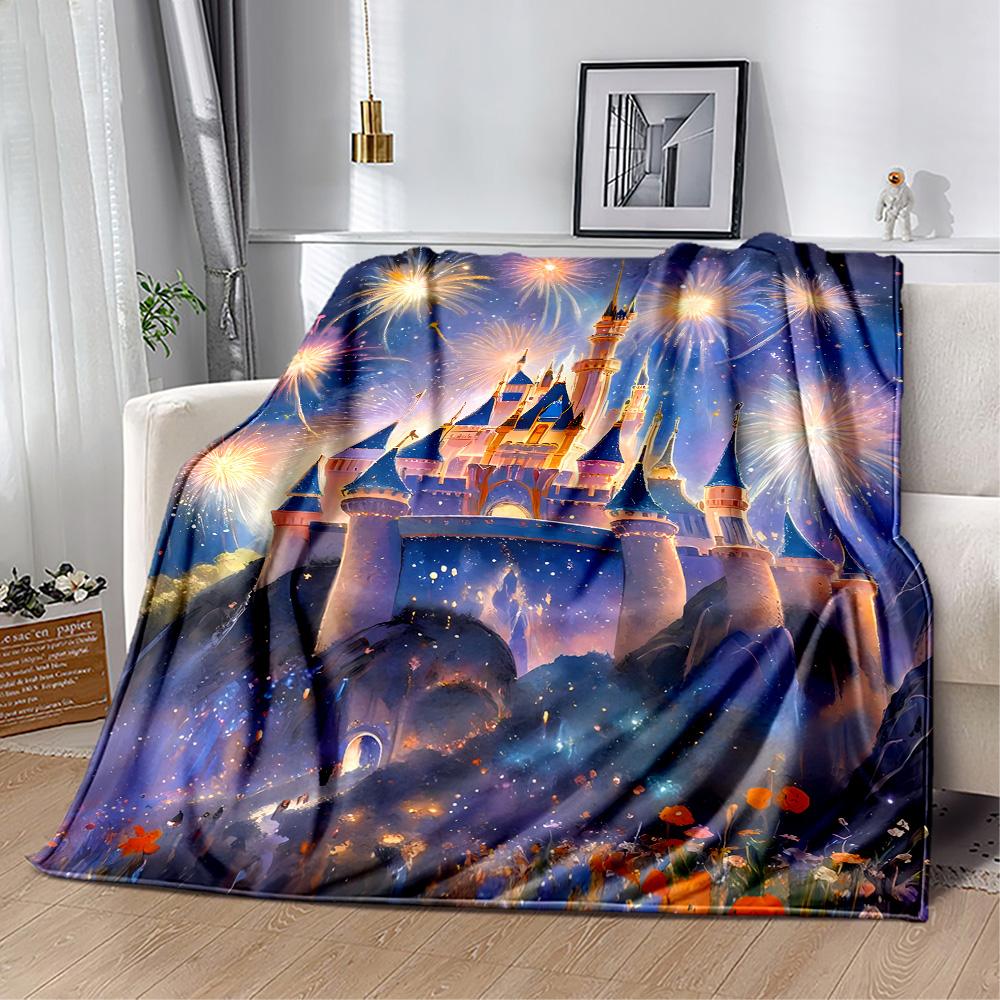 Castle Stars Blanket Soft & Cozy Great for Seaside Bed Office for All Occasions Warmthful Decor Perfect Gift for Relatives and Friends