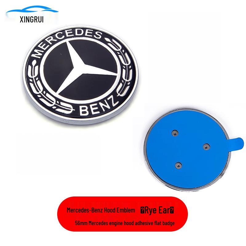 Универсальная наклейка-эмблема на капот Mercedes-Benz C/S/E-класса