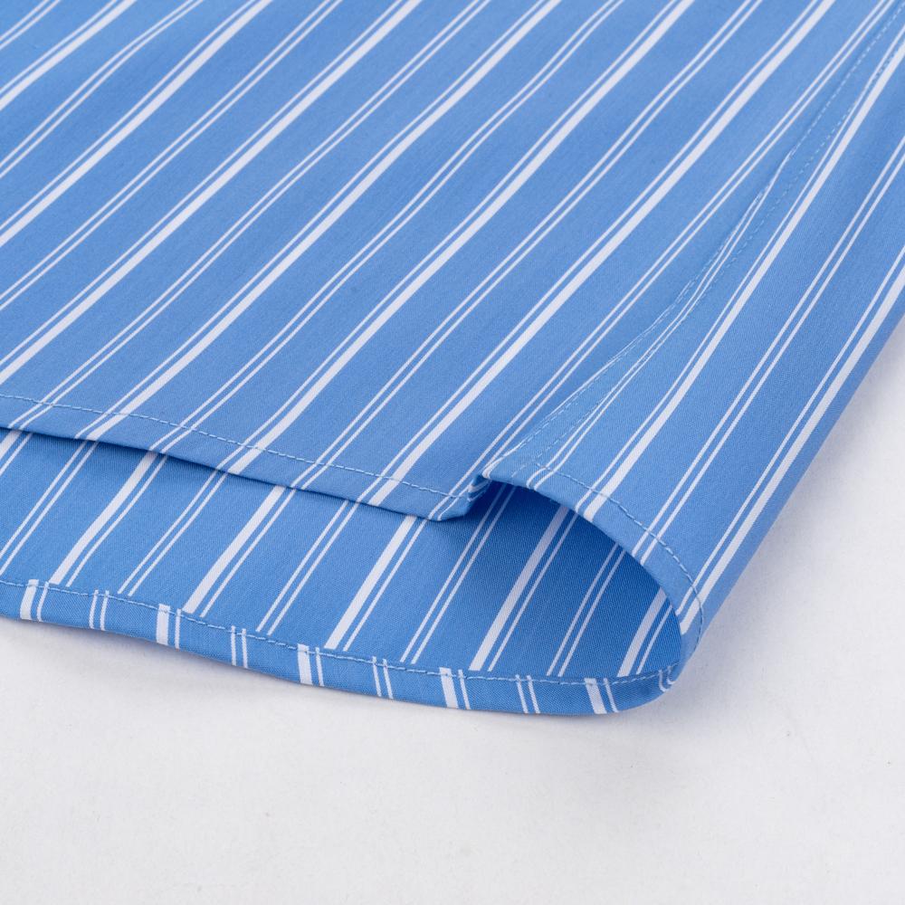 Men's Modal Striped Tuxedo Dress Shirt with Windsor Collar & French Cuff Includes Cufflinks, Elegant Professional Formal Wear