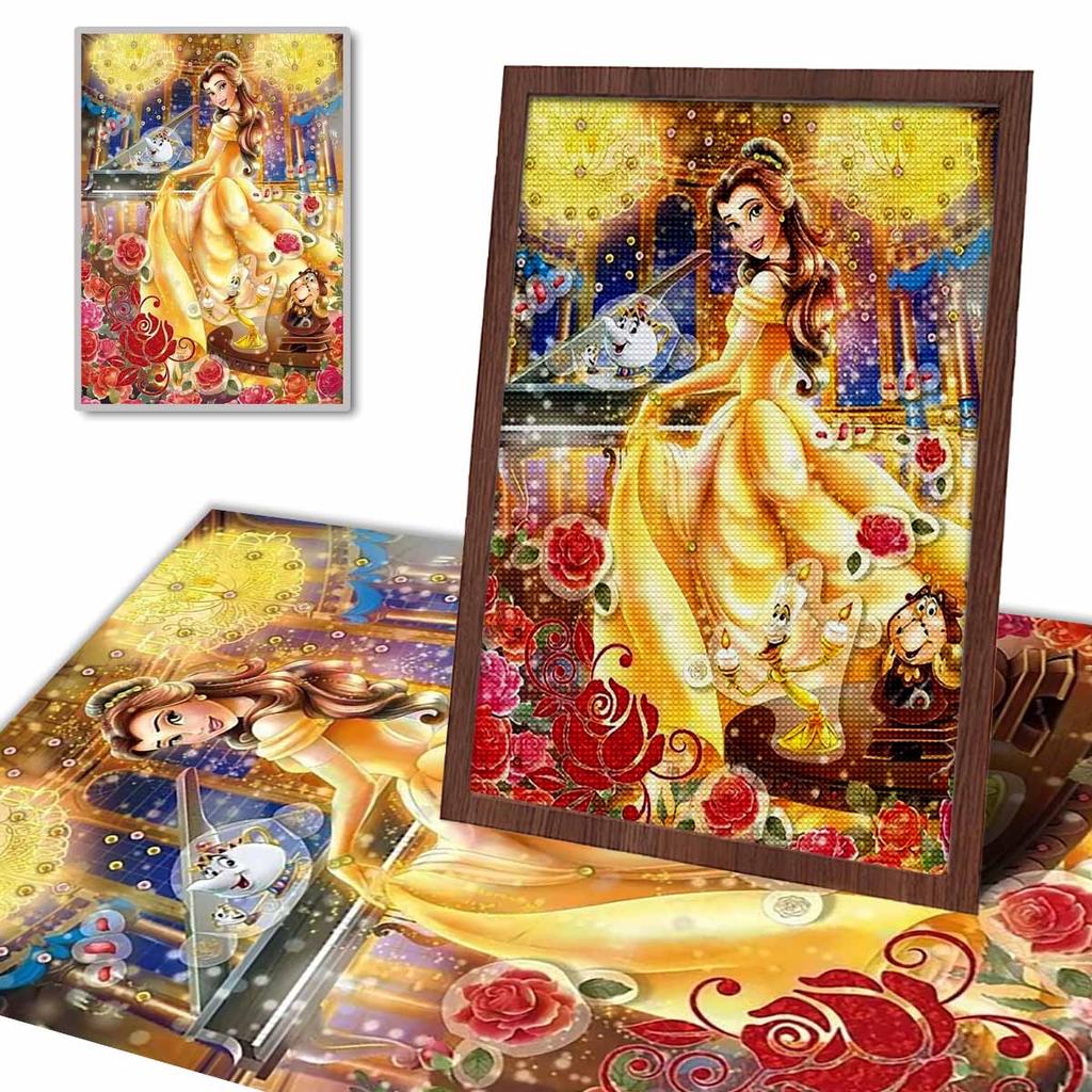5D Diy Diamond Painting Beautiful Princess Full Drill Rhinestones Mosaic Embroidery Handmade Products Home Decor Gift