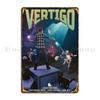 Vertigo Poster Zulubo Metal Signs Create Kitchen Wall Custom Club Personalized Tin Sign Poster